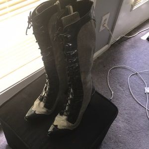 Charles David up to knee boots